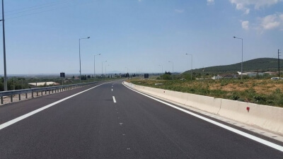Φυσιολογική ροή των οχημάτων σε όλο το οδικό δίκτυο Ν. Χαλκιδικής
