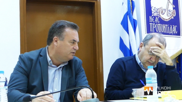 Επίσκεψη του Δημήτρη Στρατούλη στα Ν. Μουδανιά (PICS)