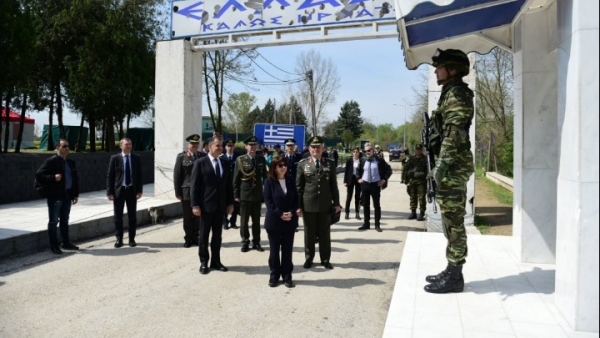 Στις Καστανιές του Έβρου, η Πρόεδρος της Δημοκρατίας, Κατερίνα Σακελλαροπούλου