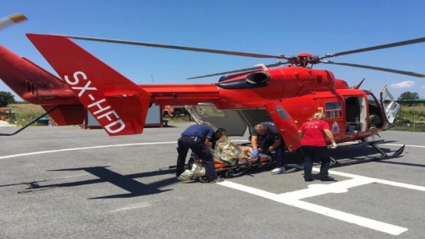 Αεροδιακομιδή 47χρονου από την Χαλκιδική σε νοσοκομείο της Θεσσαλονίκης