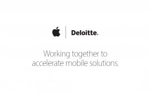 Η Apple και η Deloitte ενώνουν τις δυνάμεις τους