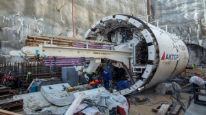 Τη Δευτέρα πιάνει δουλειά ο μετροπόντικας στη γραμμή επέκτασης της Καλαμαριάς