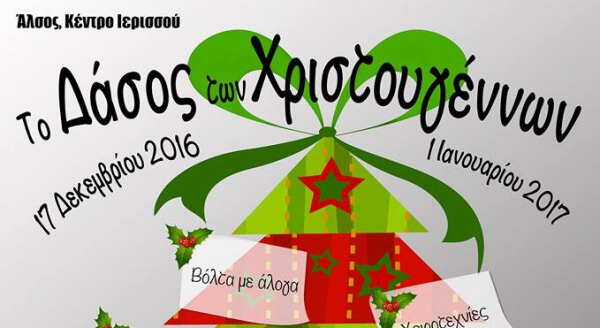 Ξεκίνησε να σκορπά την μαγεία του το Δάσος των Χριστουγέννων στην Ιερισσό!