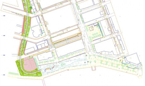 Ανάπλαση Εμπορικού Κέντρου Ν. Μουδανιών