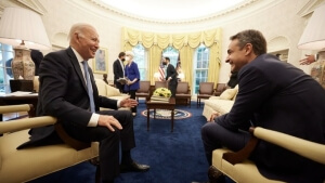 Η δημοκρατία, η συναντίληψη στα ενεργειακά, τα F-35, η απόρριψη της τουρκικής προκλητικότητας στη συνάντηση Μητσοτάκη - Μπάιντεν