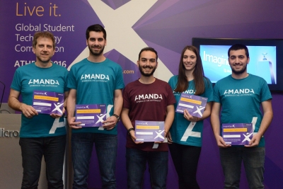 Μια ελληνική φοιτητική ομάδα μεταξύ των 35 που θα διαγωνισθούν στον παγκόσμιο τελικό του διαγωνισμού Imagine Cup της Microsoft