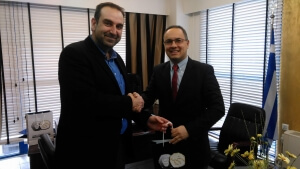 Επίσκεψη στο Επιμελητήριο Χαλκιδικής εμπορικού ακολούθου του Τουρκικού Προξενείου Θεσσαλονίκης