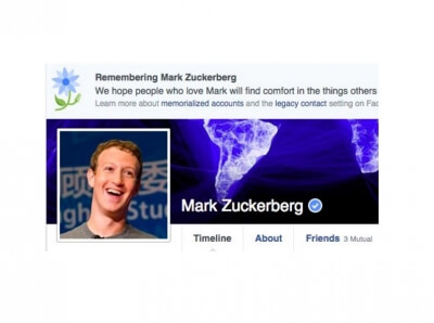 Το Facebook «πέθανε» τον δημιουργό του και μερικά ακόμη εκατομμύρια χρήστες!