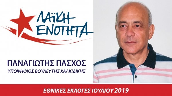 ΠΑΝΑΓΙΩΤΗΣ ΠΑΣΧΟΣ: ΓΙΑ ΝΑ ΚΡΑΤΗΣΟΥΜΕ ΖΩΝΤΑΝΗ ΤΗΝ ΕΛΠΙΔΑ...!