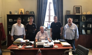 Συνάντηση Δήμαρχου Πολυγύρου, Αστέριου Ζωγράφου, με την Κινητή Αστυνομική Μονάδα Χαλκιδικής
