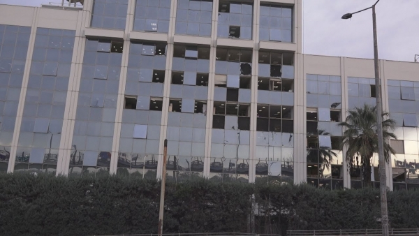 Ζημιές σε όλο το κτίριο από την έκρηξη στον ΣΚΑΪ