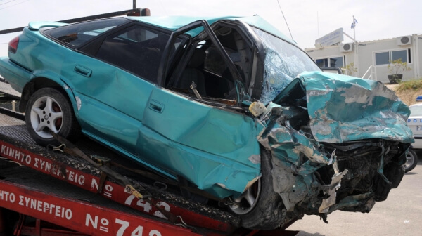 Δυο τραυματίες από μετωπική σύγκρουση στη Μεταμόρφωση Χαλκιδικής