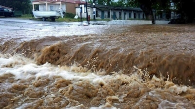 Ζημιές από τη σφοδρή βροχόπτωση σε Σιθωνία και Κασσάνδρα