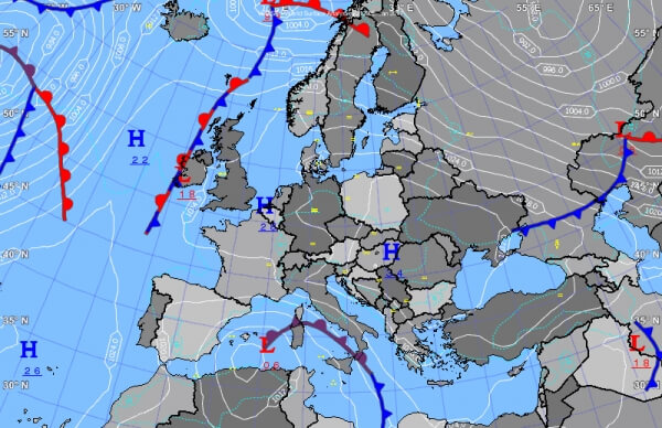 Πρόγνωση καιρού Τετάρτη 25-01-2017