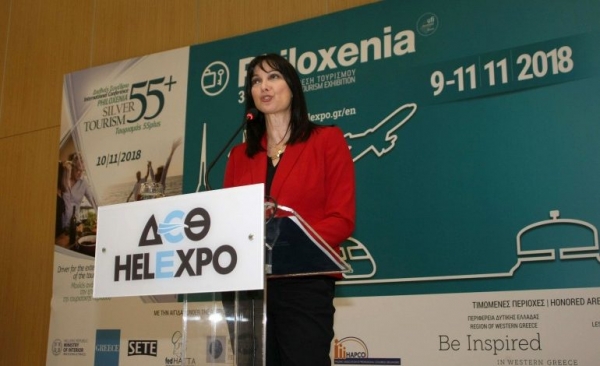Θεσσαλονίκη: Η υπουργός Τουρισμού εγκαινίασε την 34η διεθνή έκθεση Τουρισμού Philoxenia