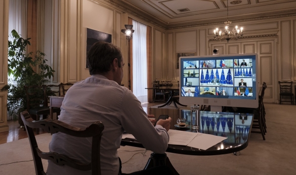 Σύνοδος Κορυφής ΕΕ - Κ. Μητσοτάκης: Υπέρ της επείγουσας συγκρότησης Ταμείου Ανάκαμψης