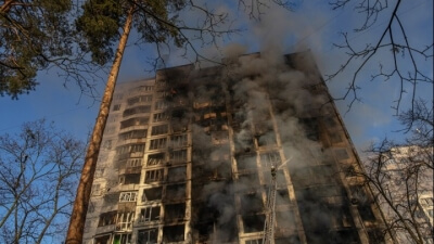 Συνοικίες του Κιέβου χτυπήθηκαν από ρωσικά πυρά