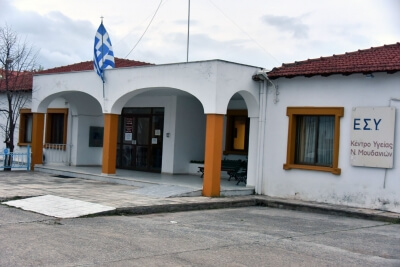 Τοποθέτηση προκατασκευασμένου οικίσκου στο ΚΥ Ν. Μουδανιών για τα ύποπτα κρούσματα COVID19