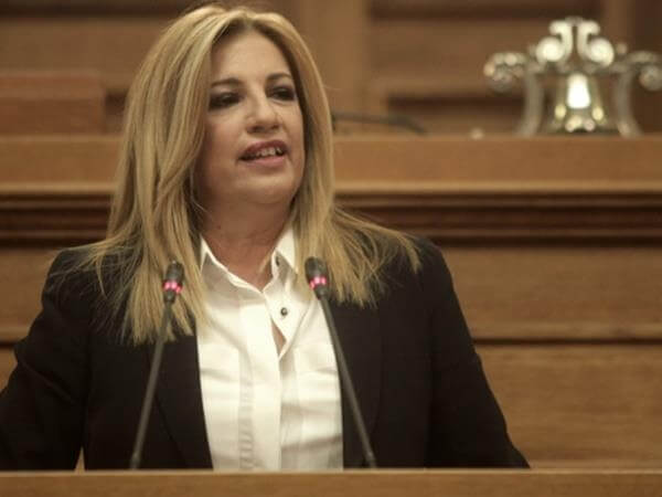 Φώφη Γεννηματά: Το ηθικό πλεονέκτημα των ΣΥΡΙΖΑ/ΑΝΕΛ είναι σλόγκαν για αφελείς