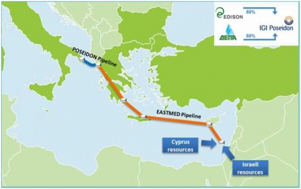 Τεχνικά εφικτός και οικονομικά βιώσιμος ο Αγωγός Ισραήλ-Ελλάδας “East Med”