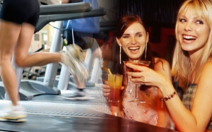 Γυμναστήριο εναντίον αλκοόλ