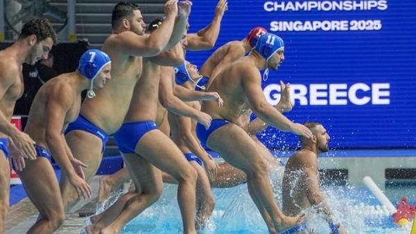 Water polo: Η εθνική ανδρών πέρασε πανηγυρικά στην τετράδα