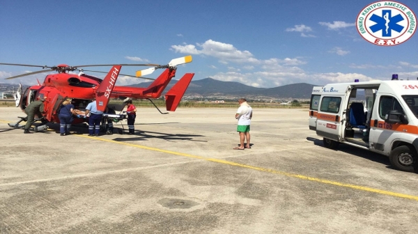 Και νέα αεροδιακομιδή 30χρονου από τον Αγ. Νικόλαο στη Θεσσαλονίκη
