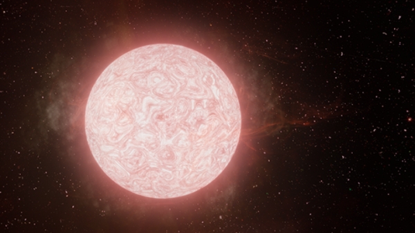 Για πρώτη φορά οι αστρονόμοι είδαν το εκρηκτικό τέλος ενός άστρου ερυθρού υπεργίγαντα